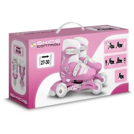 Stamp STA3496271873011 Patines en línea Skids Control 2 en 1, 3 Ruedas, Talla 27-30, Rosa Stamp STA3496271873011 Patines en línea Skids Control 2 en 1, 3 Ruedas, Talla 27-30, Rosa