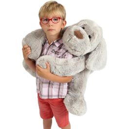 Gipsy Toys Perro de Peluche Flatoutou 50 cm Gris para Bebés y Niños