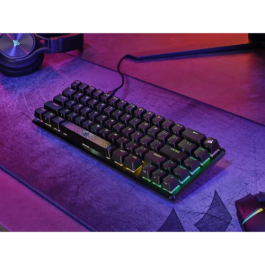 Corsair CH-91A401A-ES Teclado K65 PRO MINI Mecánico Óptico QWERTZ Español Negro USB RGB Gaming