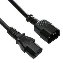 NANOCABLE CABLE ALIMENTACION CPU, C13/H-C14/M, NEGRO, 1.5M