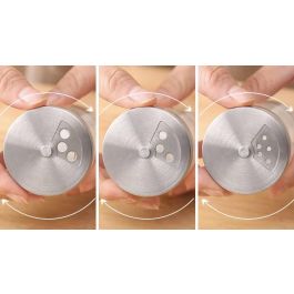 Privilege Especiero de Vidrio-Inox 5x8 cm (24 Unidades)