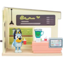 Moose 18920 Mini Playset Bluey Tienda de Zumos con Figura Articulada y Accesorios para Niños +3 Años