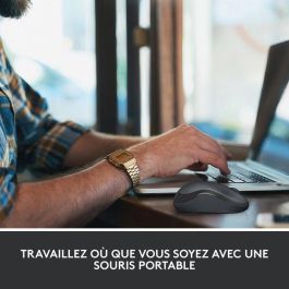 Logitech M220 Silent Ratón Inalámbrico USB 2.4GHz Óptico 1000 dpi 18 Meses Batería Charcoal Compatible con Windows Mac