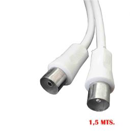 Edm Prolongación tv-video recta 9,5mm 1,5m blanca Precio: 1.9499997. SKU: S7916132