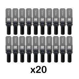 Kit de tornillos OMP OMPS09971202 28 mm Plata M12 x 1,25