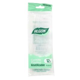 Set de 12 cuchillos Medium Transparente 19.6 cm Algon (36 Cajas) Set de 12 cuchillos Medium Transparente 19.6 cm Algon (36 Cajas)