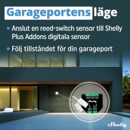 Shelly Módulo switch Wi-Fi Temperatura y Humedad Plus AddOn