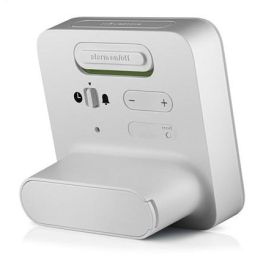 Braun BC-09-W Reloj Despertador Digital Blanco con Pantalla LCD Retroiluminada y Función Snooze