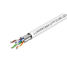 Lanview Cable Cat6a U-FTP 4x2xAWG23 LSZH Blanco 500m Precio: 314.49999955. SKU: B19YD8RMJY