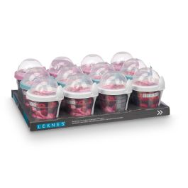 Recipiente Plastico Cuchara 500Ml Surtidos Col Leknes 11X14CM (24 Unidades) Recipiente Plastico Cuchara 500Ml Surtidos Col Leknes 11X14CM (24 Unidades)