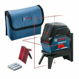 Bosch Professional GCL2-15 RM1 Láser combinado de puntos y líneas horizontal y vertical, autonivelante, con bloqueo de péndulo, soporte y estuche