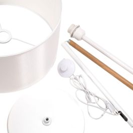 SKD-F1006 Lámpara de Pie Puducherry para Bombilla LED E27, Diseño Elegante Moderno y Natural, Ideal Salón Dormitorio Oficina Hostelería