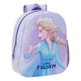 Safta Mochila 3D Frozen II 27x33x10cm - Ideal para Niñas, Edad Recomendada 3 Años