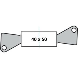 Yale YC2100 Cilindro de Cerradura Desconectable 40x50 mm, 10 Pines, 5 Llaves Reversibles, Niquelado