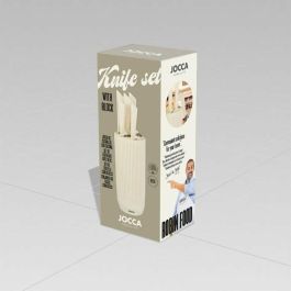 Jocca Taco de Polipropileno para 5 Cuchillos Beige JOC8435253586605