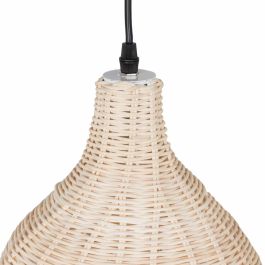 Lámpara Colgante Diseño Natural "Evie" SKD-26-9_17 de Ratán para Bombilla LED E27, Cable Regulable en Altura