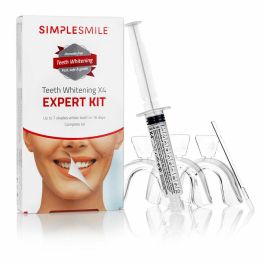 SIMPLESMILE X4 Kit Blanqueamiento Dental Expert Triple Boost Max. Uso en Casa, Elimina Manchas, Sin Peróxido, 5 unidades SIMPLESMILE X4 Kit Blanqueamiento Dental Expert Triple Boost Max. Uso en Casa, Elimina Manchas, Sin Peróxido, 5 unidades Precio: 39.95000009. SKU: S0583535