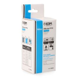 Edm Hilo de teflón 160 m Cinta PTFE para Fontanería y Riego