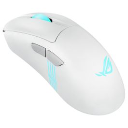 Asus ROG Keris II Origin WHT Ratón Gaming Mano Derecha RF Wireless + Bluetooth + USB Óptico 42000 DPI Blanco 90MP04A0-BMUA10