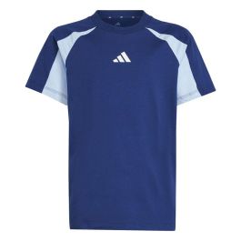 Camiseta de Manga Corta Infantil Adidas JD0060 Azul