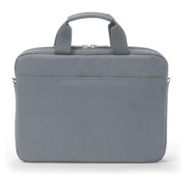 DICOTA Maletín Slim Case Base para portátiles de 11-12.5" (31.8 cm) Gris, Fabricado con Materiales Reciclados