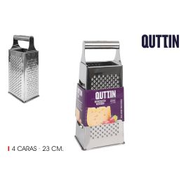 Rallador Multiusos 4 Caras Acero Inoxidable Quttin 23 cm (12 Unidades) Precio: 35.95000024. SKU: B15M28H2KM