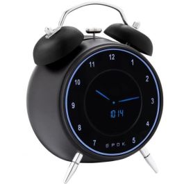 Bigben RR90EPOKN Radio reloj despertador con doble alarma, Radio FM, pantalla LED, Negro, función siesta y suspensión, atenuador Bigben RR90EPOKN Radio reloj despertador con doble alarma, Radio FM, pantalla LED, Negro, función siesta y suspensión, atenuador