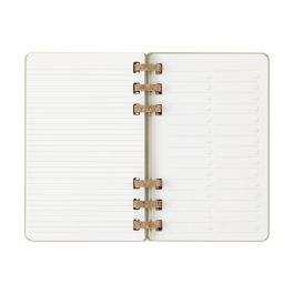 Moleskine Agenda 12M 2026 Espiral Académica L (13x21 cm) Kiwi Tapa Dura DHSPK5212AMWH3Y26