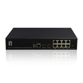 LevelOne GEP-1061 Switch Gestionado L2 Gigabit Ethernet 8 Puertos PoE+ (180W) 2xSFP Montaje en Rack 19" 20Gbit/s