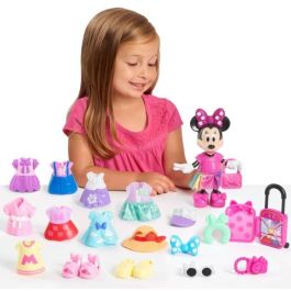 Caja para muñecas - DISNEY MINNIE MOUSE - Caja de moda - Muñeca Minnie 15 cm, 25 piezas de moda y complementos Caja para muñecas - DISNEY MINNIE MOUSE - Caja de moda - Muñeca Minnie 15 cm, 25 piezas de moda y complementos