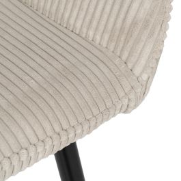 Taburete Beige Tejido-Metal Contract 54 X 41,50 X 109 cm