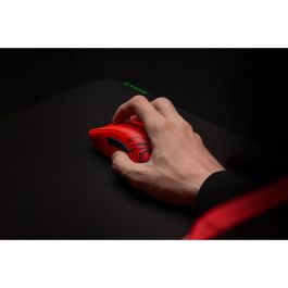 Razer DeathAdder V3 Pro Faker Edition Ratón Gaming Óptico Inalámbrico USB-C 30000 DPI Rojo para Mano Derecha