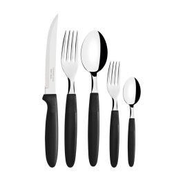Tramontina Cubiertería 30 Piezas Negro Acero Inoxidable Mango Polipropileno Precio: 18.49999976. SKU: B1GWKT7J84