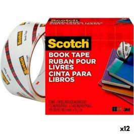 Cinta Adhesiva Scotch 38,1 mm x 13,7 m Transparente Polipropileno (12 Unidades) Precio: 143.49999961. SKU: S8426244