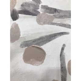 DKD Home Decor Cuadro Mujer Rayas Marron Blanco 4 x 120 x 90 cm (2 Unidades)