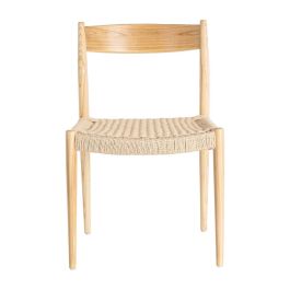 Silla Natural-Beige Madera 53 X 55 X 82 cm