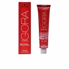 Schwarzkopf #6-4 IGORA ROYAL Tinte de Pelo Permanente en Crema 60ml | Cobertura hasta 70% Canas, Color Nítido y Brillante, Alta Definición