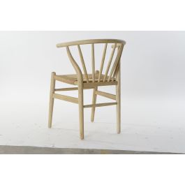 DKD Home Decor Silla Horeca Natural Olmo y Ratan 47 x 79 x 57 cm (2 Unidades)