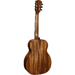 LAG Guitarra Acústica Travel Nylon Blue Wave 1 Electroacústica Cedro Rojo Macizo Caoba Marrón Natural Satinado