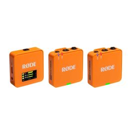 RODE Wireless Go III Naranja Sistema de Micrófono Inalámbrico Compacto Dos Canales Transmisión Digital Serie IV 2.4 GHz Precio: 183.50000053. SKU: B1G557PP4Q