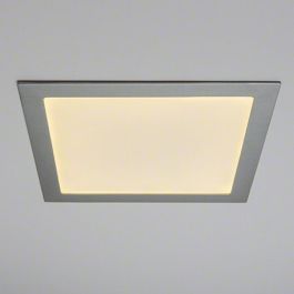 Placa LED 25W 2500Lm 6000ºK Cuadrada Plata 40.000H [HO-RDP-25W-MP-CW]