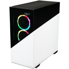 Enermax ENERMAXK8 Torre Midi PC ARGB Snow White con Ventana Lateral de Vidrio Templado para Gaming