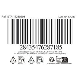 La Mediterranea Plato Llano Arosa Ivory - Plato de Porcelana Ø 27 cm, Acabado Ivory (12 Unidades)