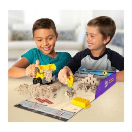 Kinetic Sand KIN0778988543641 Set de Construcción de Arena Cinética – Excava y Demuele con 454g de Arena Natural