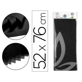 Liderpapel Papel Seda Negro 52x76cm 18g/m2 Bolsa 5 Hojas Precio: 1.49999949. SKU: B16KB4FCLR