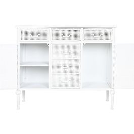 DKD Home Decor Buffet Loft Blanco Cobrizo 101 x 42 x 85 cm