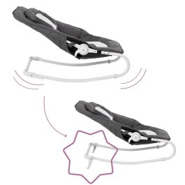 Badabulle Transat Easy Moonlight Tumbona para Bebé desde Nacimiento, 5 Posiciones Ajustables, Plegado Ultraplano y Lavable