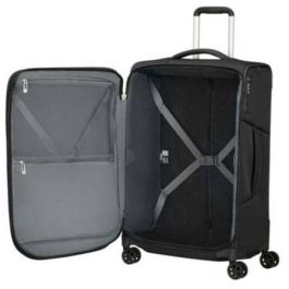 Maleta Mediana Samsonite Respark Expansible 67cm/ 66x43x33cm/ 4 Ruedas/ Negra