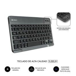 SUBBLIM Funda Tablet KEYTAB PRO BLUETOOTH 10,1" Black