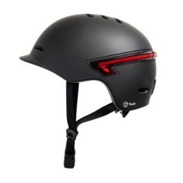 Youin Casco con LED y Mando Bluetooth MA1015 para Patinetes y Bicicletas, Talla L, Negro